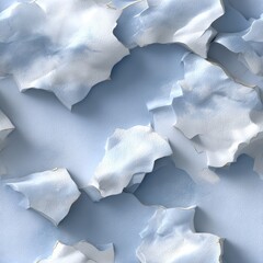 Poster - Textured pattern of cracked white paint on an old wall evokes aged elegance and charm, perfect for backgrounds or artistic projects SEAMLESS PATTERN