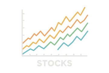 Poster - Graphic concept illustrating a  market or forex trading graph for a financial investment or economic trends business idea, set against a worldwide finance background in vector illustration