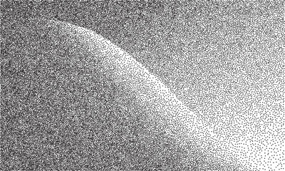 Poster - Black color dots as abstract background or texture like noise.