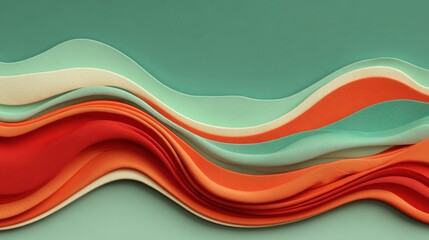 Poster - Swirling layers of vibrant colors create a dynamic visual experience. The rich textures and colors blend harmoniously, inviting creative interpretation and appreciation.