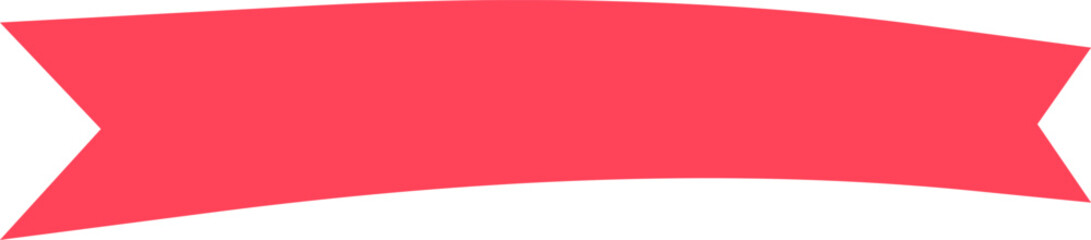 Poster - Red ribbon banner waving and flowing gently, creating a sense of elegance and celebration, perfect for highlighting important announcements or adding a decorative touch
