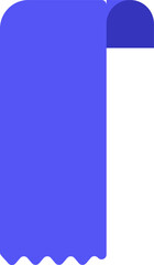 Fototapete - Bookmark is flapping in the wind, creating a sense of movement and anticipation, with copy space available for customization or adding text