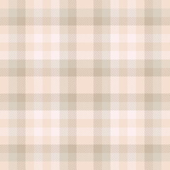 Poster - Beige plaid pattern. Classic design, ideal for textile backgrounds, wrapping paper, or soft design elements. Subtle, versatile, and elegant texture.
