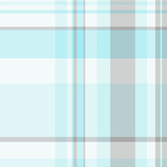 Poster - Serene pastel plaid pattern in soft blues and grays. Ideal for textile design, backgrounds, or website templates.  Evokes calmness and tranquility.
