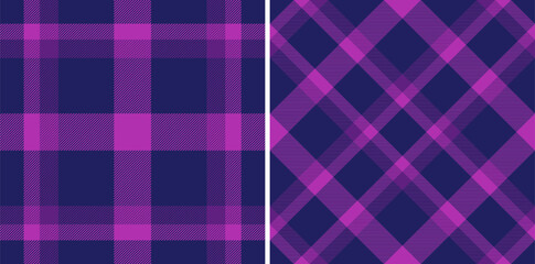 Poster - Two seamless plaid patterns, classic and modern. Ideal for backgrounds, textiles, or design projects needing a stylish, versatile check texture.