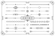 © ItsOsama - Decorative line dividers and borders vector set with vintage and art deco ornamental page separators.