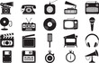 © Jasim - Vintage Technology Icons Retro Communication & Media Devices