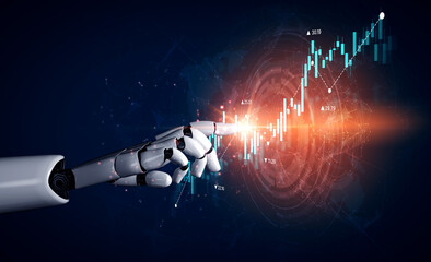 Poster - AI tools analyze stock market data through dynamic chart visualization to forecast price trends and support strategic investment decisions Vouch