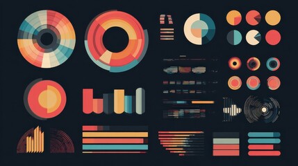 Poster - Flat Infographic Elements. Vector Illustration EPS 10., no logos, no brands
