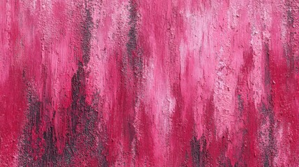 Poster - The textured surface in varying shades of pink, featuring darker tones interspersed, creates an abstract visual experience that captivates attention.
