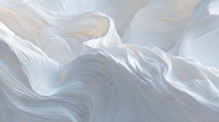 Poster - abstract white background, Generative AI