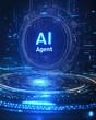 © Jay Koppelman - An AI agent hologram symbolizing agentic autonomy for collaboration with the human workforce using autonomous agents to work in business partnership using teamwork