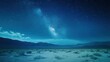 © Luminary Studio - Desert landscape glows beneath a breathtaking starry night sky in Death Valley