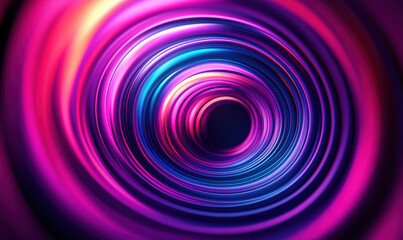 Poster - Colorful abstract tunnel design with vibrant swirling patterns and gradients.