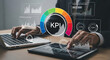 © Pixel Studio - Business professional analyzing key performance indicators kpi on a digital dashboard with charts and graphs