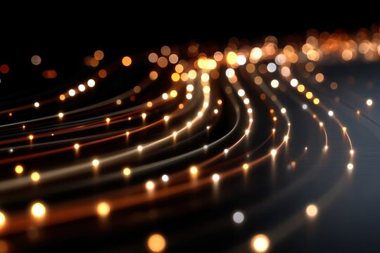 Luminous Data Streams: Abstract Network Connection