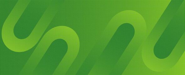 Aufkleber - Modern green and yellow abstract horizontal banner background with glowing geometric lines.Suitable for covers, brochures, presentations, flyers. vector