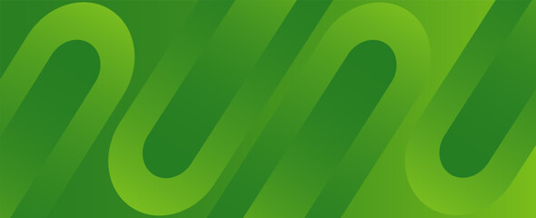 Aufkleber - Modern green and yellow abstract horizontal banner background with glowing geometric lines.Suitable for covers, brochures, presentations, flyers. vector