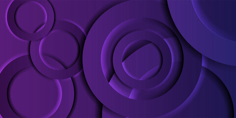 Poster - Serene purple Curve Background