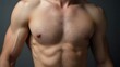 © DexaStd - Studio Shot of a Muscular Male Torso