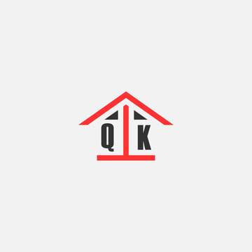 Initials Vektor Stok Home Logo Real Estate Logo