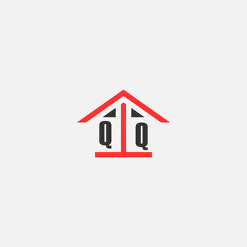 Initials Vektor Stok Home Logo Real Estate Logo