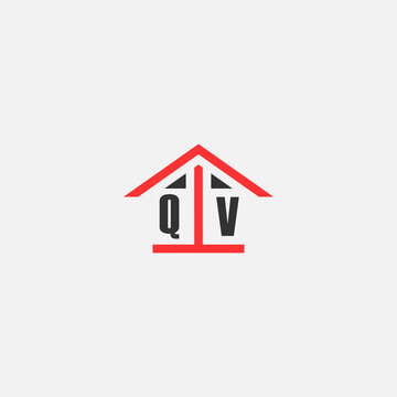 Initials Vektor Stok Home Logo Real Estate Logo