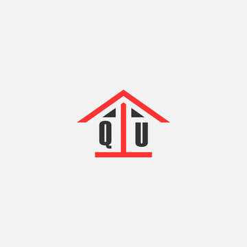 Initials Vektor Stok Home Logo Real Estate Logo