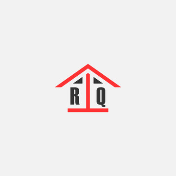 Initials Vektor Stok Home Logo Real Estate Logo