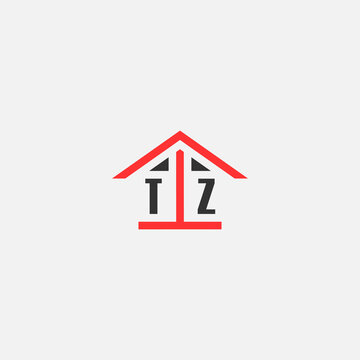 Initials Vektor Stok Home Logo Real Estate Logo