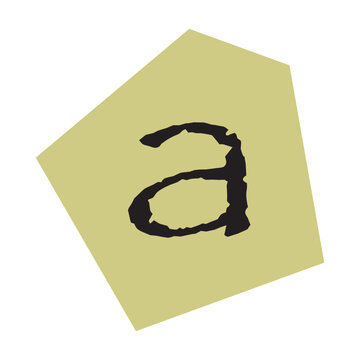 The letter a