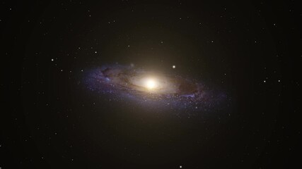 Wall Mural - galaxies and nebulae in star-studded space