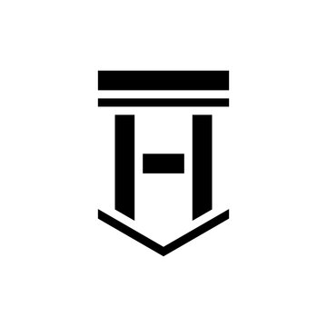 initials letter H creative logo design