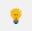 © Prithiraj111 - A bright yellow lightbulb icon
