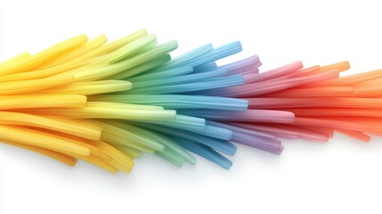Wall Mural - mesmerizing flow of rainbow colors, a kaleidoscope of vibrant hues in motion vivid
