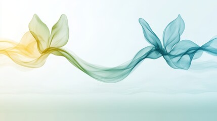 Leinwandbilder - Abstract smoke background, a captivating swirl of colors and ethereal patterns
