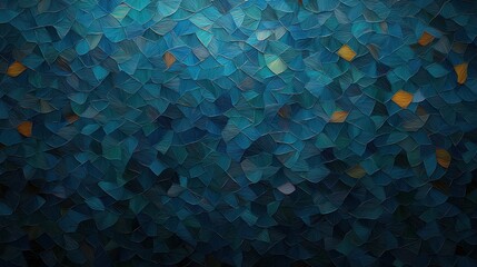 Leinwandbilder - Vibrant blue abstract background with dynamic geometric shapes for modern design