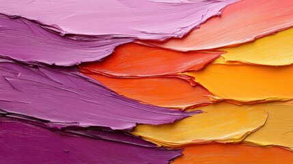 Leinwandbilder - Closeup of a vibrant artist's palette, spectrum of colors for creative expression