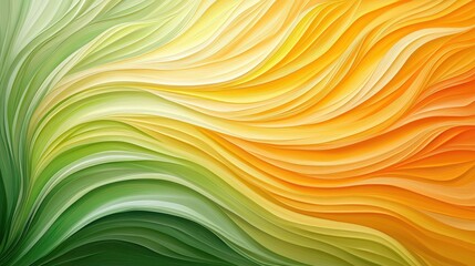 Leinwandbilder - Abstract background with flowing wavy lines, a modern and vibrant design for contemporary visuals