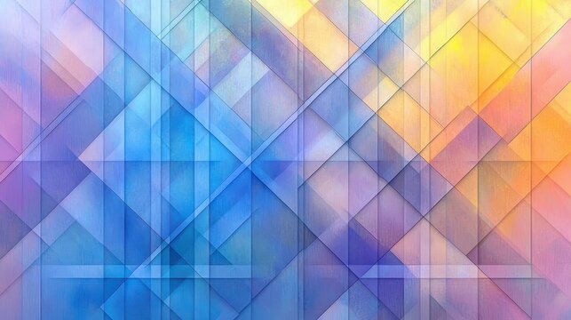 Colorful triangles abstract geometric background, a vibrant and modern design