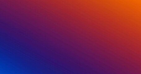 Poster - Smooth gradient background transitioning from blue to purple to red to orange. Ideal for presentations, websites, and graphic design projects needing a vibrant backdrop.