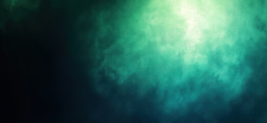Poster - Abstract teal and dark green gradient background with soft texture and depth.