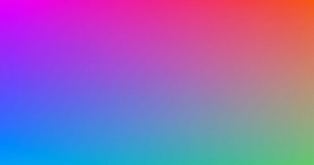 Poster - A vibrant gradient background featuring a smooth transition between various colors, including blue, purple, pink, orange, and green. The design offers a visually appealing and dynamic backdrop.