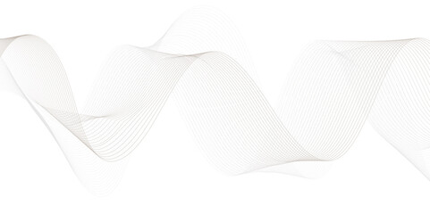 Poster - beige wave design creates flowing and dynamic visual effect on a white background, adding a touch of elegance and modern style