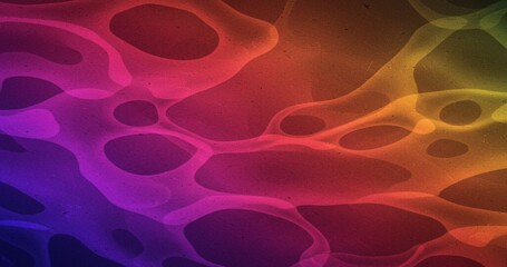 Poster - An abstract background with a network pattern, featuring smooth, organic shapes and a gradient of colors, set against a grainy, textured surface. The overall feel is modern and artistic.