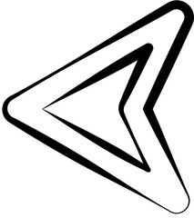 Leinwandbilder - Geometric design element icon, signs, label, logo