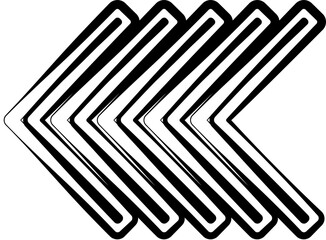 Leinwandbilder - Geometric design element icon, signs, label, logo