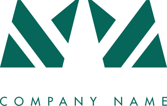 Creative Abstract Initial NN Letter Logo Design