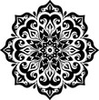 ©  T-shrt Vector - Ornate Floral Mandala vector graphics