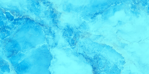 Poster - Showcases a smooth abstract surface with a predominantly light blue color scheme, It features a marbled texture with swirling patterns, The effect is reminiscent of of flowing water or a serene sky.